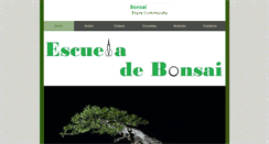 Desktop Screenshot of escueladebonsai.com